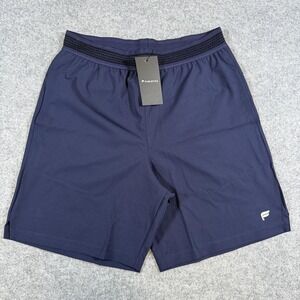 Fabletics Shorts Mens Small Blue Athletic Training Stretch 8 Inch Inseam